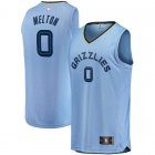 Camiseta De'Anthony Melton 0 Memphis Grizzlies Statement Edition Azul Hombre